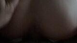 wife riding my dick and fingering my ass – cumming foot view snapshot 4
