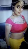 cum on Poorna Navel and face snapshot 1