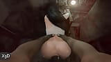 Pantsushi & X3D Intense anal sex delicious big booty gamer swallowing huge cock in the ass while playing hard sex doggy style snapshot 15