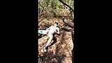 JERKING MY THICK COCK IN THE WOODS AND CUMMING APRIL 2022 snapshot 4