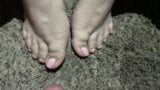 Compilation of messy cumshots on sexy Latina feet (Cum on fe snapshot 3