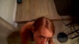 Sexig ung slampa gir fantastisk avsugning för oral creampie snapshot 8