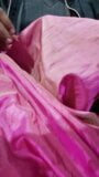 Dickhead rub with pink shaded satin silky salwar of neighbour bhabhi (39) snapshot 7