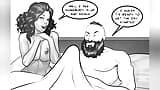 Hairy cock is blown by hot woman - comic snapshot 2