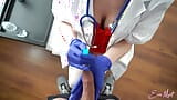 POV Handjob By Hot Nurse Eva Myst in the Doctors Office: Give Me Your Semen Sample snapshot 3