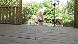 dance cock naked outdoor garden snapshot 1