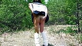 Mini Skirt Pai-Chan in The Woods snapshot 7