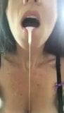 Cum on her tongue snapshot 1