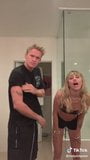 Miley Cyrus dancing and lip synching while half-dressed snapshot 3