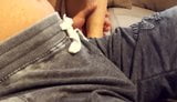 Gf opens legs shows her pussy lines feet on my lap snapshot 7