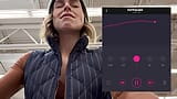 Public cumming in grocery store with Lush remote controlled vibrator snapshot 4