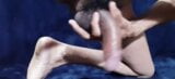 Indian boy massaged my big penis with oil on the bed snapshot 18