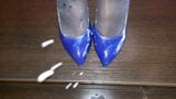 Slave jerks off and cums on Mistress’ shoes snapshot 10