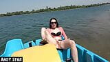 德国的夏天 - 荡妇在脚踏船中性交 snapshot 6