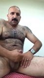 Moustached arab step dad strokes his tool (No cums) snapshot 7