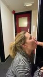 Hot blowjob at work from co-worker snapshot 10