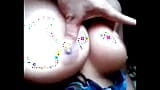 Squeezed naked lying Priya Big Boobs in home and stretched her shaved pussy. Boobs suck and masturbation ! Vin Slowmo ! B13_mix snapshot 12