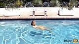 DADDY4K. La piscina se convierte en un lugar para el sexo de minxs con novios snapshot 4