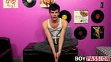 Twink has an amazing jerk off session showing his thick meat snapshot 5