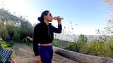 Drinking Pee in the Ecological Reserve of Argentina in Front of Everyone snapshot 8