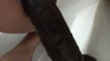 Fucking me with my big black dildo cock snapshot 8