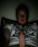 Sexy dude wanking his cock in the dark snapshot 1