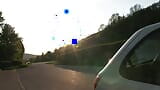 Joder y correrse - sexo público en la carretera en Alemania snapshot 3