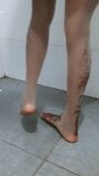 Go up and take a shower in Pantyhose snapshot 7