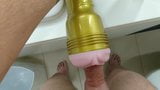 Edging my desperate cock with my fleshlight, moaning snapshot 3