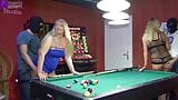 Tina and Rosella on Tour! Hard Public Fucking in a Billiard Cafe! snapshot 2