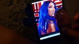 Wwe sasha banks cum tribute snapshot 8