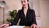 Hot Applicant Goddess Ambra Seduces the Boss to Get Hired snapshot 5