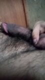 Horny afternoon wanking my black cock snapshot 4