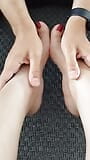 Foot massage of Dominatrix feet snapshot 1