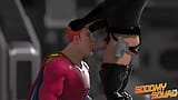 सोडोमी स्क्वाड - समलैंगिक सुपरहीरो लड़ाई चुदाई के लिए बुरे सौतेले भाई को चोदती है snapshot 9