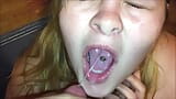 She Loved The Surprise Cum Facial After Sucking It Dry Facial #1 snapshot 9