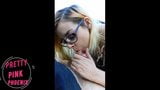 slut gives outdoor blowjob snapshot 1