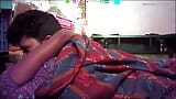 Indian village house wife sexy kissing on Housband snapshot 8