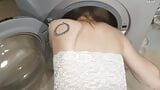 The Maid Got Stuck In The Washing Machine And Was Fucked Hard snapshot 12