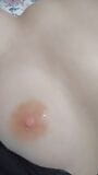 Look at my wet nipples lubricated with pussy juice snapshot 5