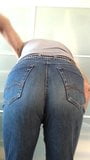 board and bath brush on jeans and bare snapshot 3