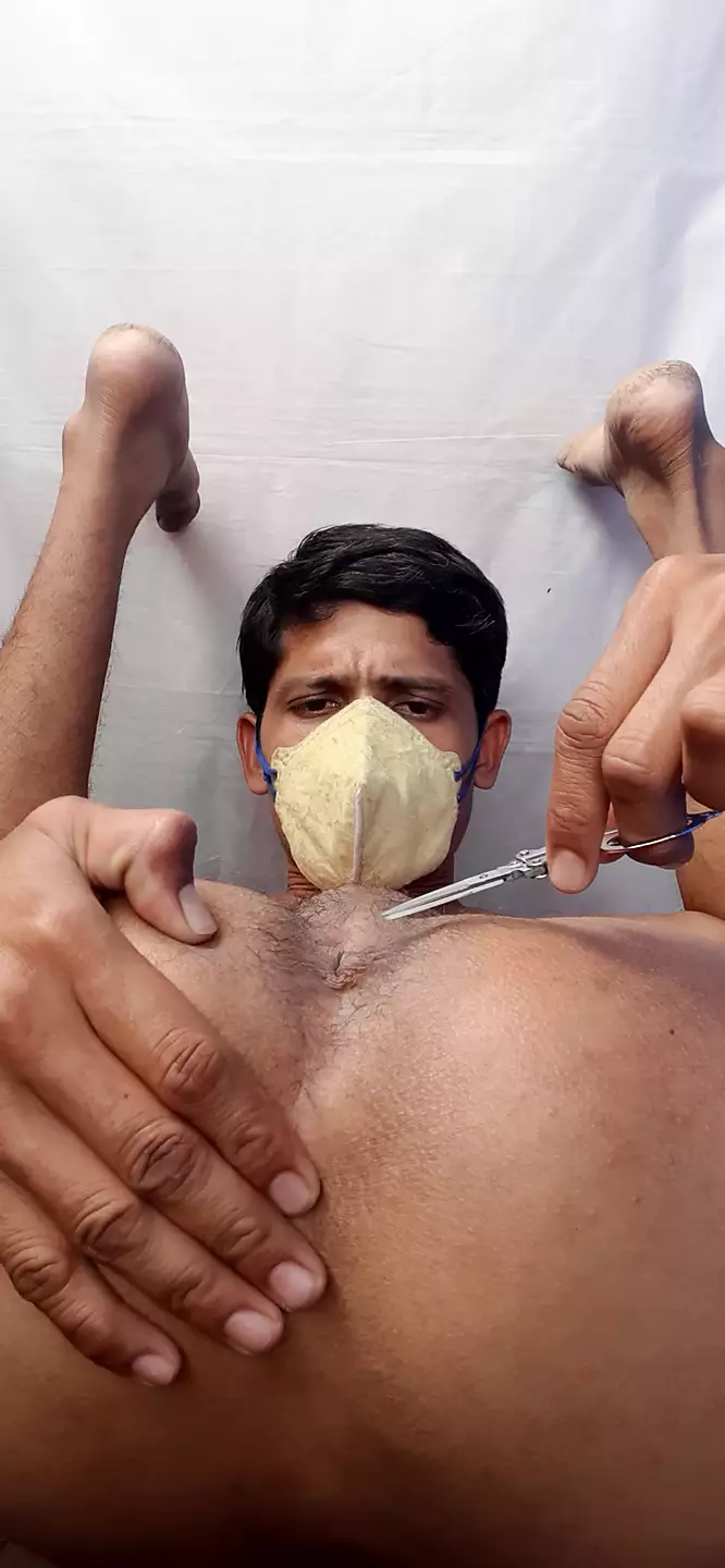 Hair Remova Black Big Cock Indian Man: Gay Porn