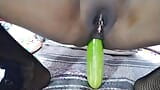 Desi Indian Wife Sex With cucumber And Full Enjoying Hot Anal Spreading snapshot 12