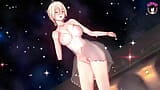 Sexy MILF im transparenten Nachthemd, sexy Tanz (3D HENTAI) snapshot 5