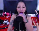 bitch deepthroating a dildo balls deep snapshot 14