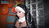 possessed nun sucks big cock for money snapshot 2