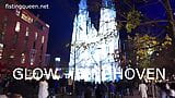 Episodul Experiența hotelului Glow Eindhoven - previzualizare, futai cu pumnul rapid, strapon, joc anal, lumină UV snapshot 1