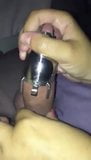 Wife husband’s hard cock into chastity cage snapshot 3