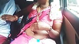 Sexy saree telugu aunty dirty talks,car sex with auto driver part 2 snapshot 1