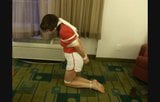 Tied amateur hops in hotel room snapshot 2